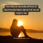 Kundalini awakening improved my concentration cover